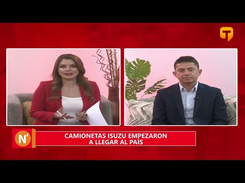 Camionetas Isuzu empezaron a llegar al país