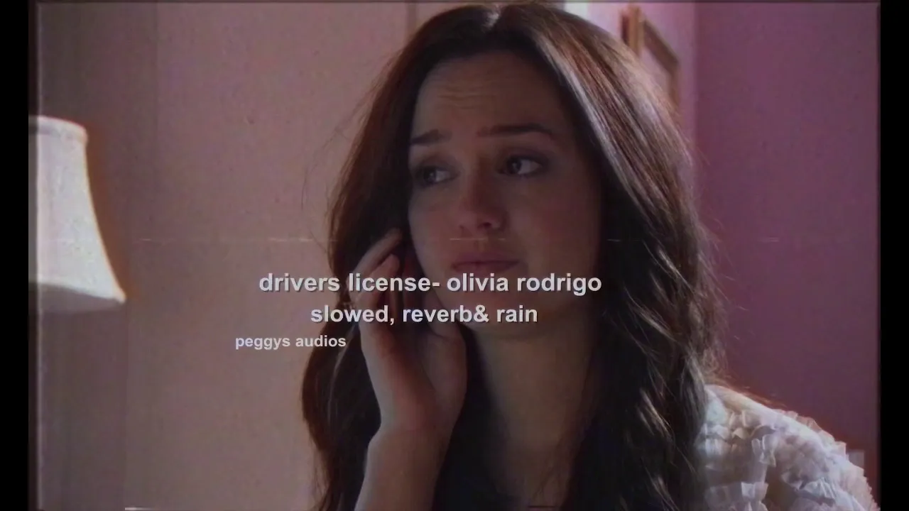 Drivers License- Olivia Rodrigo  slowed, reverb and rain