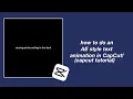 how to make an After Effects style text animation on CAPCUT