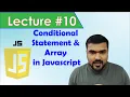 Web Mobile Hybrid App Development Class 10 Conditional Statement Array in JS in Urdu Hindi