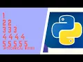 Numeric Pattern Python Row Number Triangle Pattern Print Technical Nitish Python 19