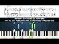 David Bowie - Changes - Accurate Piano Tutorial with Sheet Music