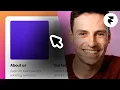 Framer Tutorial Create POWERFUL Dropdown Menus