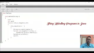 String Handling Programs Rupesh Dey
