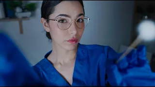 ASMR Sleepiest Ear Cleaning Clinic Exam Brain Tingles
