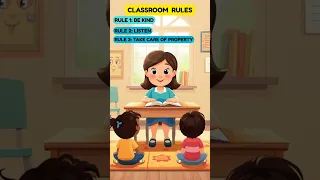 Learn classroom rules for kids learning song for kids preschool and kindergarten