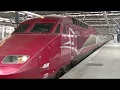 Thalys PBA 4536 vertrekt van station Brussel Zuid/Midi (B)