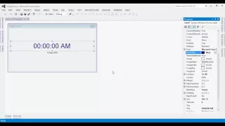 Create Digital Clock with Visual Studio 2012 2015
