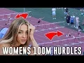 CHARLY JORDAN CRUSHES DAISY KEECH in Women's 100m Hurdles
