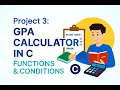 C Project 3 GPA Calculator Grade Evaluation in C