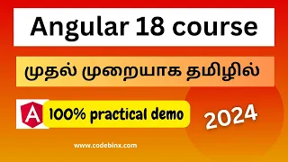 Angular course for beginners in Tamil Angular 18 full course Codebinx