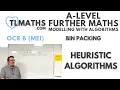 OCR MEI MwA B Bin Packing 06 Heuristic Algorithms