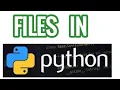 Files in Python Read write and append files in python file handling
