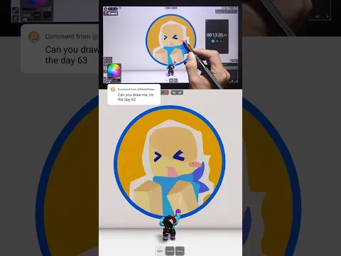 I Draw Your Profile Picture #shorts #roblox