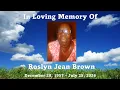 Roslyn Jean Brown - Celebration of Life