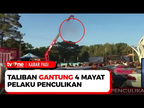 NGERI! Mayat Pelaku Penculikan Digantung di Area Publik