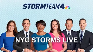LIVE NYC Weather Radar Times Square Cam Severe Storms 60 MPH Winds Flood Threat