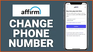 How to Affirm Account Phone Number 2023