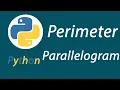 Perimeter of Parallelogram in python-Python Programming