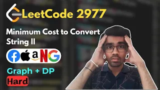 Minimum Cost to Convert String II LeetCode 2977 Graph Dynamic Programming Floyd Warshall