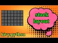 Stack layout kivy Pyton