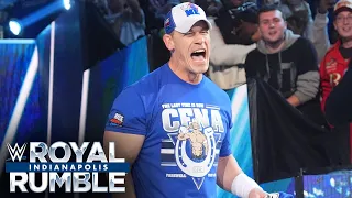 John Cena Makes Final Royal Rumble Entrance Of His Career Royal Rumble 2025 Highlights 