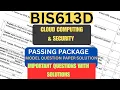 BIS613D CLOUD COMPUTING SECURITY PASSING PACKAGE MQP SOLUTION MODULE-01 VTU 6TH SEMESTER