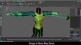 Groups to Bones Maya script