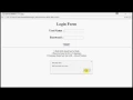 Simple Login Form Validation