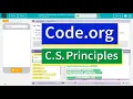 Code org Lesson 3 2 Parameters and Return Practice Tutorial with Answers Unit 7 CSP 2025-2026