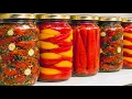 Preserve Peppers in Jars for Winter in 10 Minutes They Last for Years No Preservatives