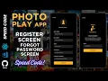 React Native Speed Code Developing Photo Play s Register Forgot Password Screens