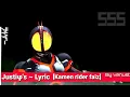 Lagu Justiφ's Kento handa ~ lyrics [Kamen rider faiz]