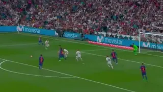 تصميم هدف ميسي ضد ريال مدريد من الذاكرة 