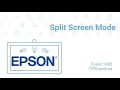 Epson BrightLink 1485 Fi - Split Screen Mode