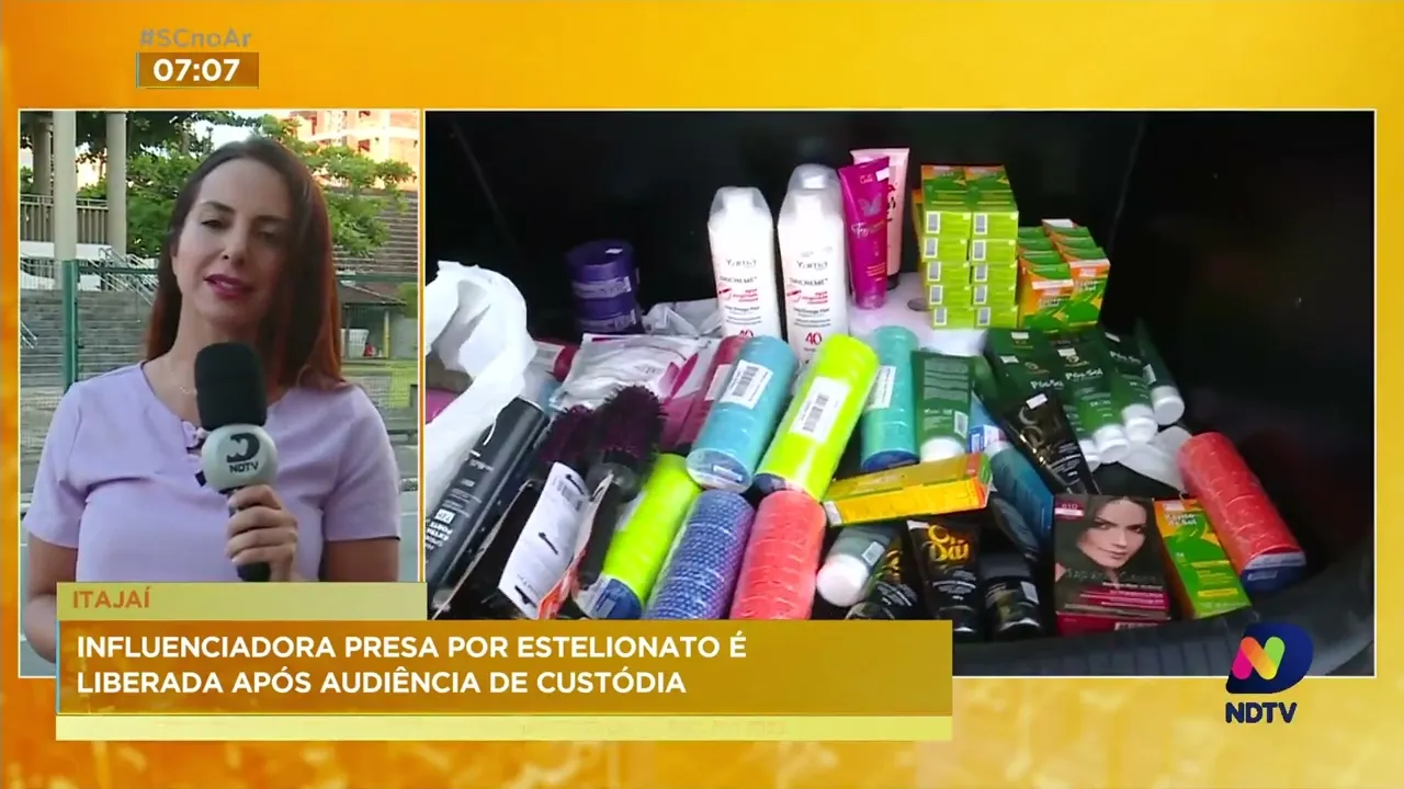 Justiça solta 'influencer' de Itajaí que tinha sido presa por crime de estelionato