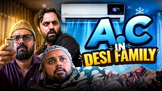 AC in Desi Family | The Idiotz