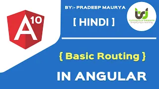 Basic Routing in Angular Angular Router Angular 10 Tutorials in Hindi Part-24