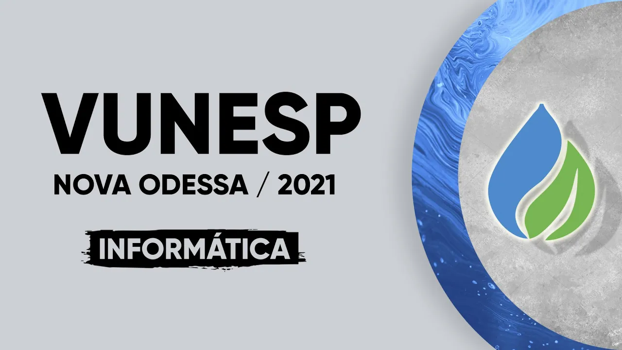 PROVA VUNESP 2021 - INFORMÁTICA (NÍVEL MÉDIO) - CODEN