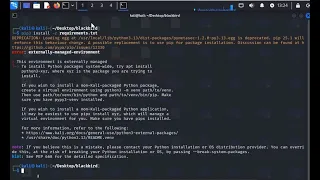 externally-managed-environment 100 fixed pip3 install - r kali linux pip3 error 2025 Method
