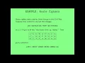 Transposition Ciphers