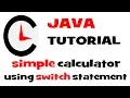 Minute Code JAVA Simple Calculator using Switch statement