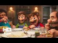 The Super Mario Bros Movie 2023 - Mario and Luigi s Family Dinner scene Movie Clip