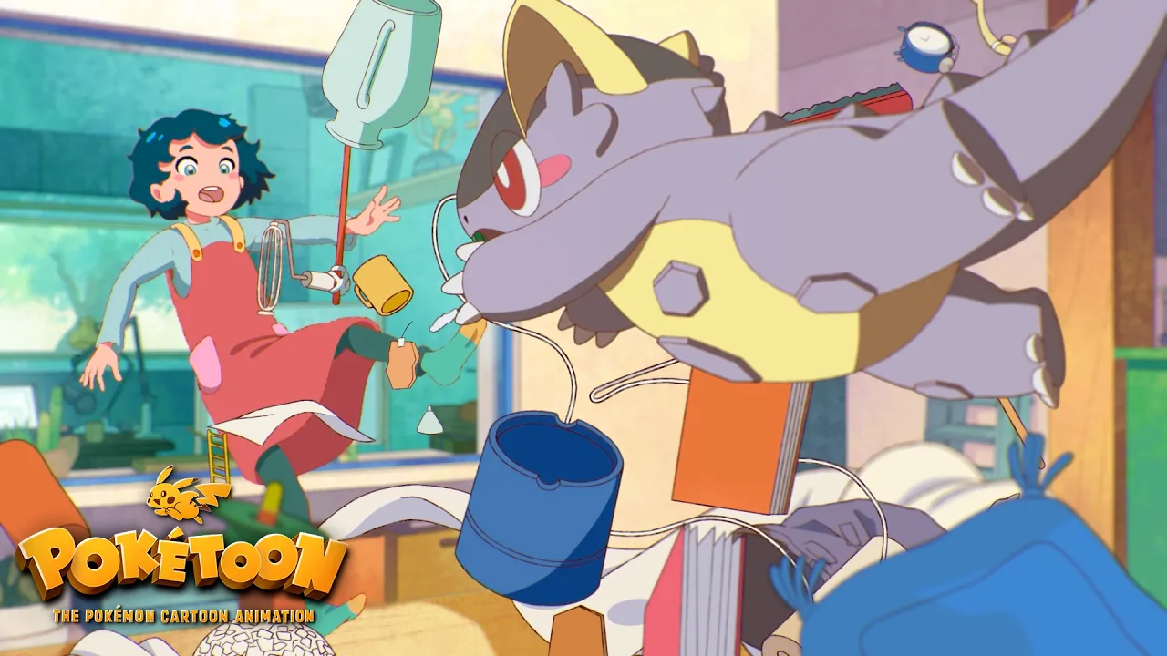 【POKÉTOON】袋獸會看好她