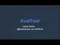Capstone Project Demo - Eval Tool