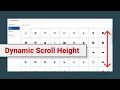 How Create a Dynamic and Responsive Scroll Height Avoid These Common Mistakes