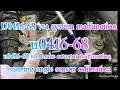 u0416-68 vsa system malfunction U0416-68 vsa brake actuator malfunction steering angle calibration