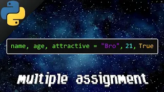 Python multiple assignment