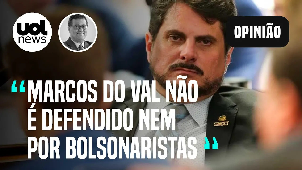 Alvo da PF, Marcos do Val não é defendido nem por bolsonaristas no Senado, diz Tales Faria