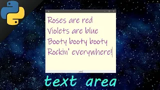 Learn Python tkinter GUI text areas easy